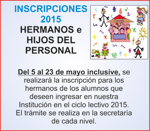 Inscripciones 2015 Inscripciones 2015
