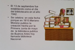 La Biblioteca se vistió de fiesta para festejar el DÍA DE LA BIBLIOTECARIA La Biblioteca se vistió de fiesta para festejar el DÍA DE LA BIBLIOTECARIA