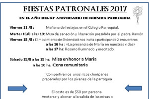 FIESTAS PATRONALES FIESTAS PATRONALES
