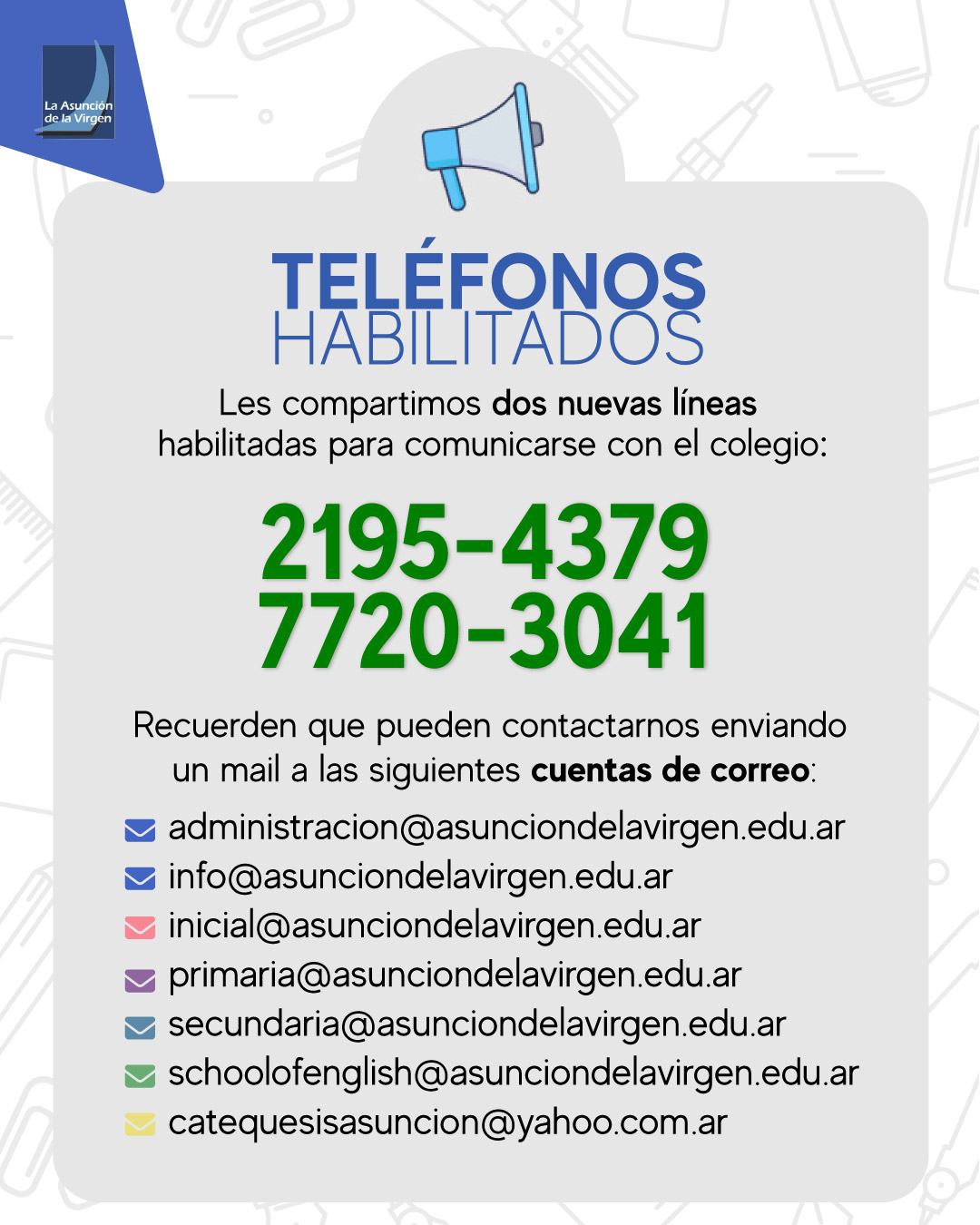 Teléfonos habilitados
