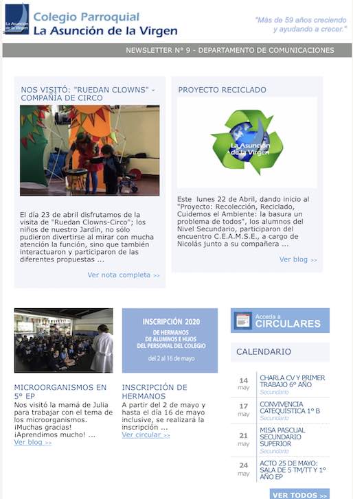 Newsletters Marzo 2019