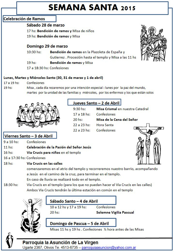 Semana Santa 2015 Semana Santa 2015