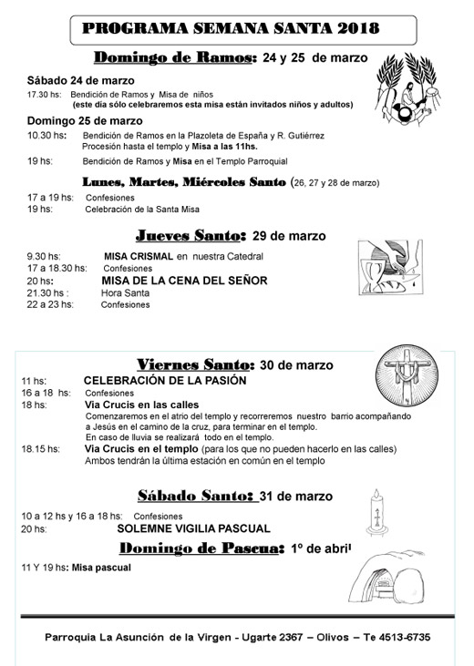 Semana Santa 2018 Semana Santa 2018