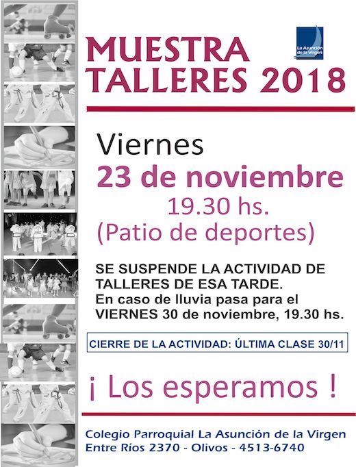 Muestra Talleres 2018 Muestra Talleres 2018