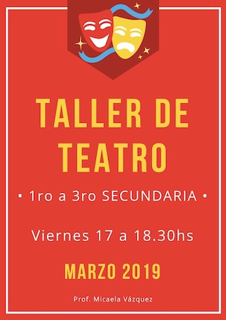 Talleres para Nivel Secundario Inician 15 de marzo Talleres para Nivel Secundario Inician 15 de marzo
