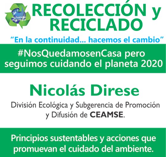 Nos quedamos en casa pero seguimos cuidando el planeta Nos quedamos en casa pero seguimos cuidando el planeta