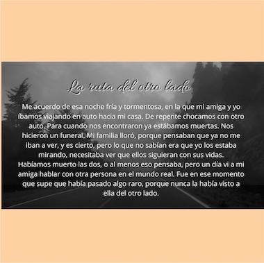 Fantasmas y terror en 3° año Secundario