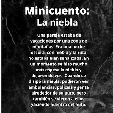 Fantasmas y terror en 3° año Secundario