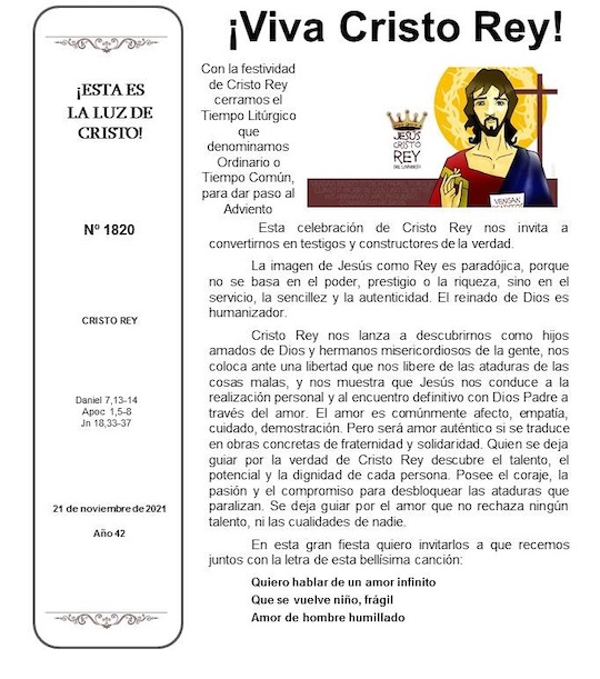 Esta es la luz de Cristo