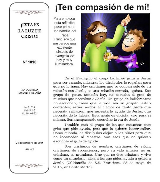 Esta es la luz de Cristo