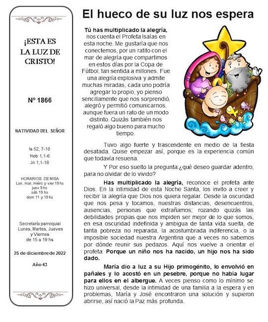 Esta es la luz de Cristo