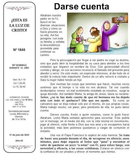 Esta es la luz de Cristo