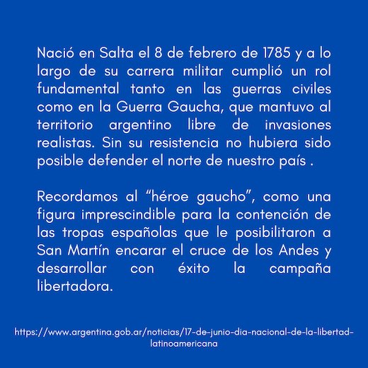 Paso a la Inmortalidad del Gral. M.M. de Güemes