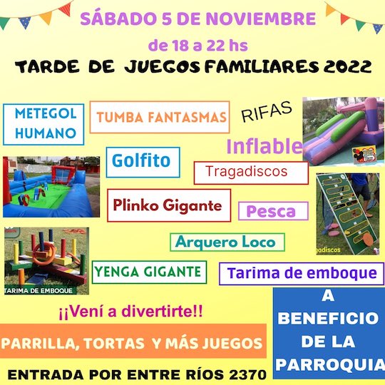 A BENEFICIO DE LA PARROQUIA