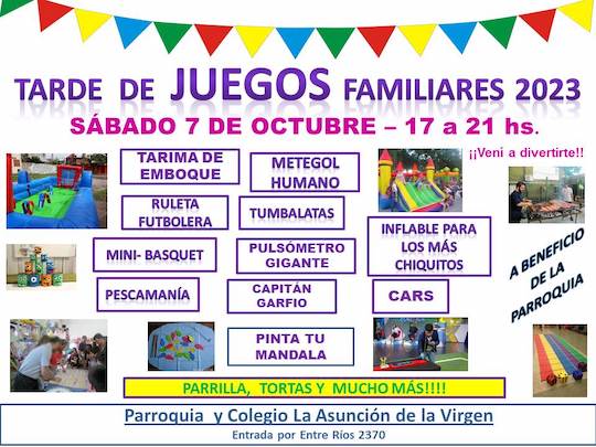 TARDE DE JUEGOS FAMILIARES 2023