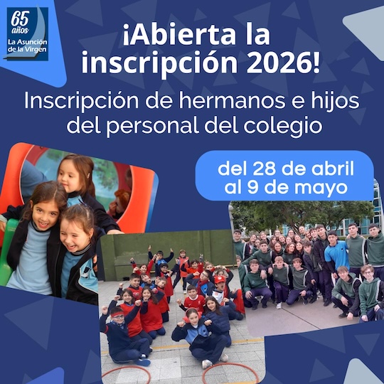 Inscripción de hermanos e hijos del personal
