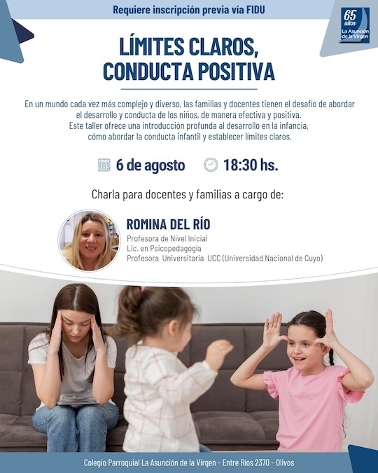 Charla sobre límites y conducta positiva