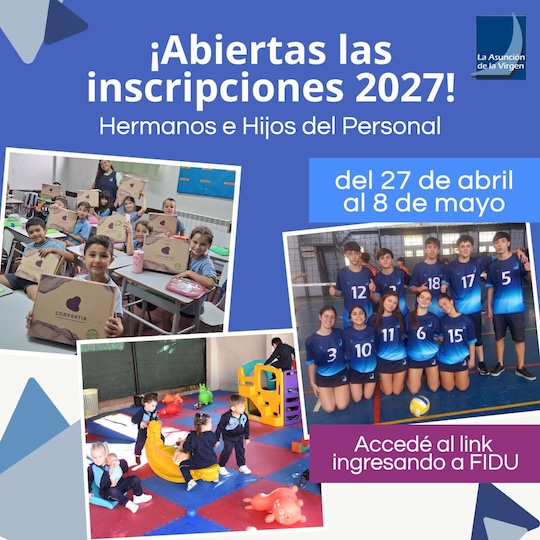 Inscripci&oacute;n de hermanos e hijos del personal