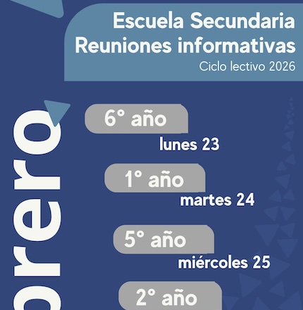 Reuniones Escuela Secundaria